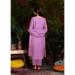 Picture of Beauteous Organza Plum Readymade Salwar Kameez