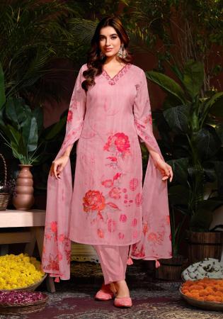 Picture of Resplendent Organza Thistle Readymade Salwar Kameez