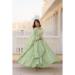 Picture of Wonderful Georgette Dark Sea Green Readymade Gown