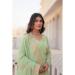 Picture of Wonderful Georgette Dark Sea Green Readymade Gown