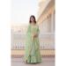 Picture of Wonderful Georgette Dark Sea Green Readymade Gown