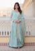 Picture of Wonderful Georgette Light Steel Blue Readymade Gown