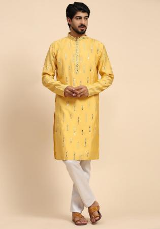 Picture of Appealing Silk Sandy Brown Kurtis & Tunic