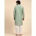 Picture of Taking Silk Dark Sea Green Kurtis & Tunic