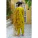 Picture of Rayon Dark Golden Rod Readymade Salwar Kameez