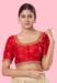 Picture of Nice Silk Crimson Designer Blouse