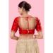 Picture of Nice Silk Crimson Designer Blouse