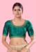 Picture of Superb Silk Teal Designer Blouse