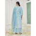 Picture of Cotton Light Steel Blue Readymade Salwar Kameez