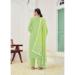 Picture of Splendid Cotton Dark Khaki Readymade Salwar Kameez