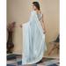 Picture of Graceful Georgette Light Steel Blue Saree