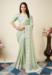 Picture of Lovely Georgette Dark Sea Green Saree