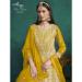 Picture of Georgette Dark Golden Rod Anarkali Salwar Kameez