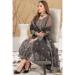 Picture of Georgette Dim Gray Straight Cut Salwar Kameez