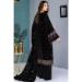 Picture of Elegant Georgette Black Straight Cut Salwar Kameez