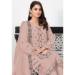 Picture of Nice Georgette Tan Straight Cut Salwar Kameez