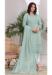 Picture of Georgette Dark Sea Green Straight Cut Salwar Kameez