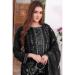 Picture of Nice Georgette Black Straight Cut Salwar Kameez