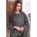 Picture of Georgette Dim Gray Straight Cut Salwar Kameez