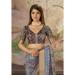 Picture of Wonderful Silk Light Slate Grey Saree