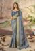 Picture of Superb Silk Slate Grey Saree