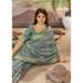 Picture of Comely Silk Medium Sea Green Saree