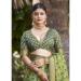 Picture of Graceful Silk Dark Khaki Saree