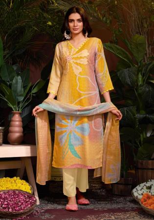 Picture of Charming Cotton Sandy Brown Readymade Salwar Kameez