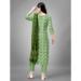 Picture of Rayon Dark Olive Green Readymade Salwar Kameez