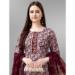 Picture of Elegant Rayon Maroon Readymade Salwar Kameez