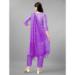 Picture of Appealing Rayon Dark Orchid Readymade Salwar Kameez