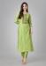 Picture of Stunning Rayon Dark Khaki Kurtis & Tunic