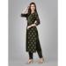 Picture of Classy Rayon Dark Olive Green Kurtis & Tunic