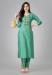 Picture of Wonderful Rayon Cadet Blue Kurtis & Tunic