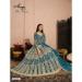 Picture of Fascinating Net Teal Anarkali Salwar Kameez