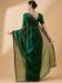 Picture of Gorgeous Organza Forest Green Saree