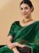 Picture of Gorgeous Organza Forest Green Saree