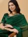 Picture of Fine Organza Sea Green Saree