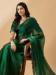 Picture of Fine Organza Sea Green Saree