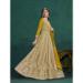 Picture of Pleasing Georgette Sandy Brown Anarkali Salwar Kameez