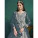 Picture of Georgette Dark Slate Grey Anarkali Salwar Kameez