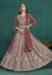 Picture of Beauteous Georgette Rosy Brown Anarkali Salwar Kameez