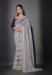 Picture of Superb Georgette Light Slate Grey Saree