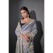 Picture of Superb Georgette Light Slate Grey Saree