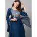 Picture of Classy Rayon Midnight Blue Readymade Salwar Kameez