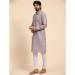 Picture of Amazing Linen Silver Kurtas