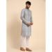 Picture of Resplendent Linen Light Slate Grey Kurtas