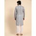 Picture of Resplendent Linen Light Slate Grey Kurtas