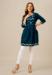 Picture of Exquisite Rayon Navy Blue Kurtis & Tunic