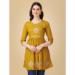 Picture of Ideal Rayon Dark Golden Rod Kurtis & Tunic